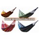 Double portable outdoor camping tree strap sleeping parachute hammock with stand